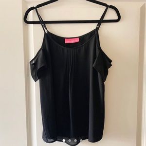 POOKIE & SEBASTIAN👄cold shoulder blouse